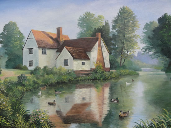 Willie Lotts Cottage, Flatford, Suffolk - Art Gallery